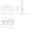 Тумба BELBAGNO MARINO MARINO-700-2C-SO-CL-P
